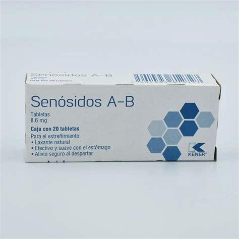 SENOSIDOS A B TAB 8 6 MG CAJA C 20