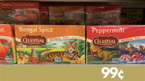 99 Celestial Seasonings Tea Kroger Mega Deal Southern Savers