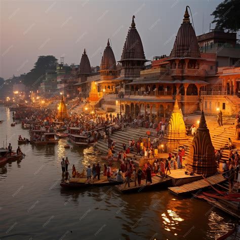 Premium Photo Illustration Of Kashi Vishwanath Jyotirlinga Situated