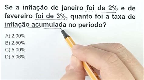 Como Calcular A Taxa De Inflação Acumulada Com Fórmula Youtube