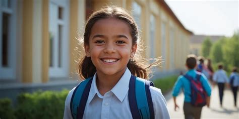 Premium Photo Happy School Kid Going To School Back To School Concept