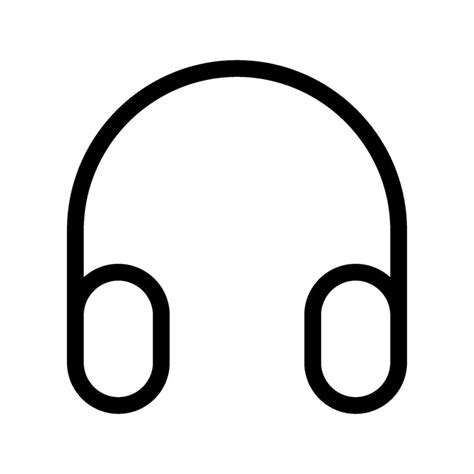 Headphones Icon Vector Symbol Design Illustration 26631509 Vector Art