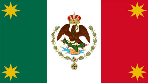 Flag of the Third Mexican Empire/Kingdom of Mexico | Flag art, Flag ...