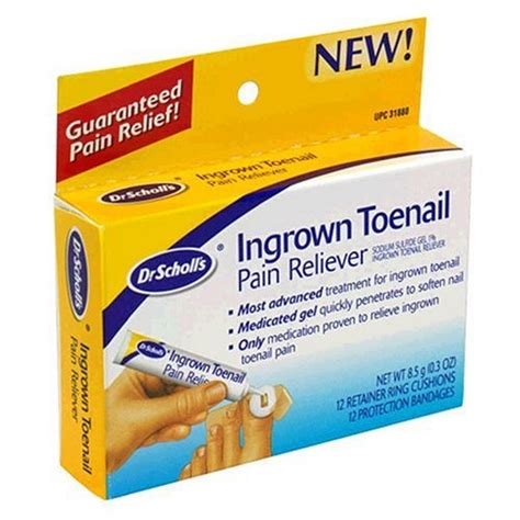 Dr Scholls Ingrown Toenail Pain Reliever 1 Kit W Gel 12 Retainer