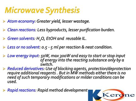 Ppt Microwave Assisted Synthesis Powerpoint Presentation Free