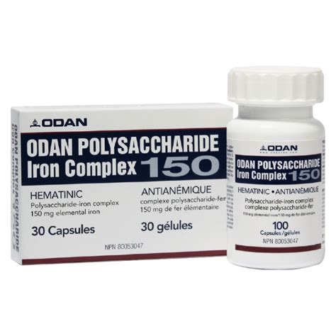 Odan Polysaccharide Iron Complex 150 Odan Laboratories Ltd