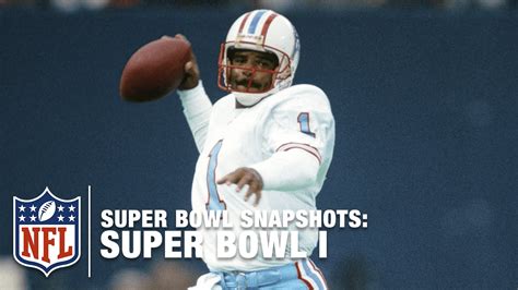 Super Bowl Snapshots Warren Moon S First Super Bowl Memory Nfl Youtube