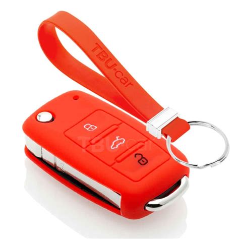 Skoda Car Key Cover Red Carkeycover