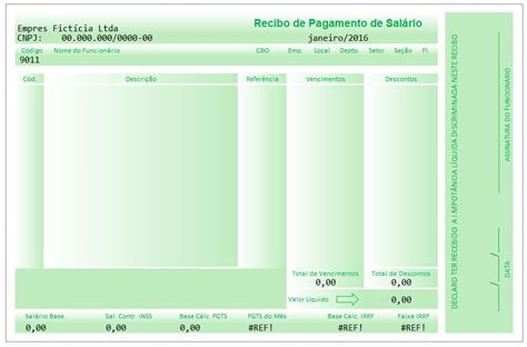 Topo 80 Imagem Modelo De Holerit Br Thptnganamst Edu Vn