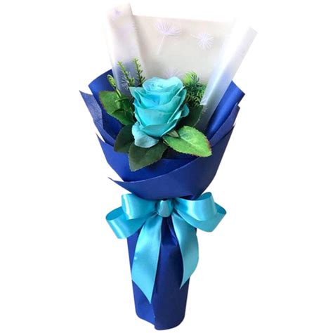 Delivery Single Light Blue Rose bouquet to Philippines