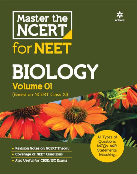 Arihant Master The Ncert For Neet Biology Volume 01 Bookwalas