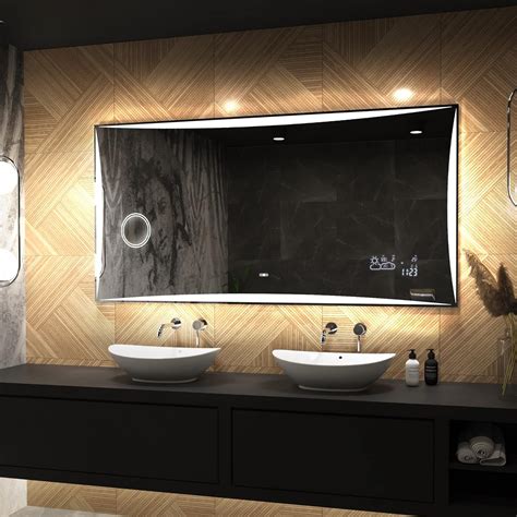 Artforma L77 LED Bathroom Mirror 90 X 60 With Lighting Customisable