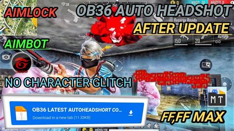 After Ob36 Update Free Fire Working ⚙️ Obb Config File Auto Headshot