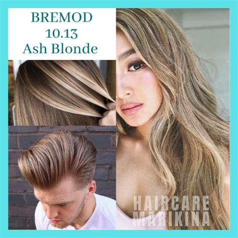 Bremod Ash Blonde Hair Color With Oxidizer Color With Bleach