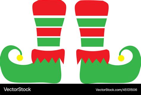 Elf Shoes Royalty Free Vector Image Vectorstock