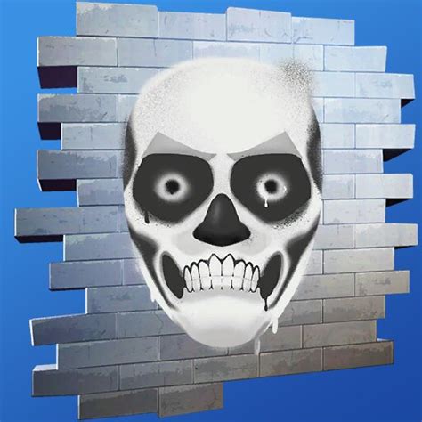Skull Face Fortnite Spray Fortnitegg