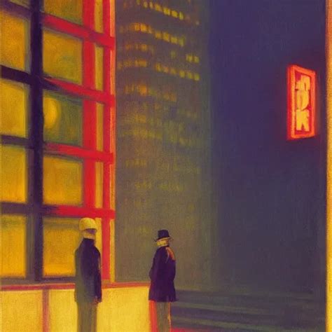 Blade Runner By Edward Hopper Stable Diffusion Openart