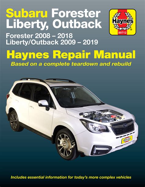 Subaru Forester Haynes Repair Manuals Guides