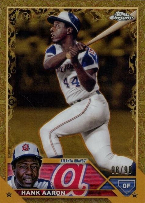 Hank Aaron Topps Gilded Collection Base Price Guide