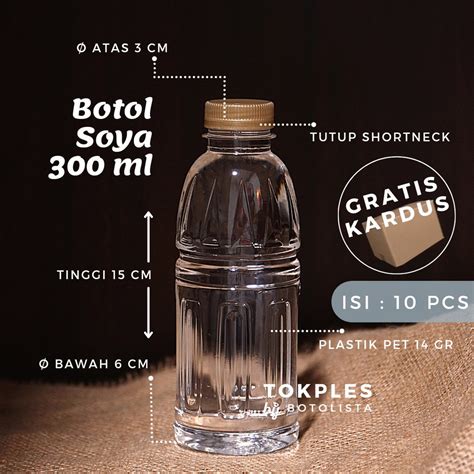 Jual Botol Plastik Ml Free Kardus Botol Soya Botol Sania Botol