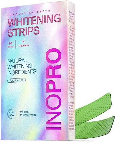 Amazon Inopro Teeth Whitening Strips Treatments Kit Teeth