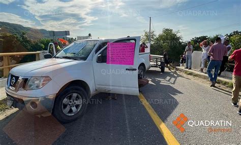 Bloquean La Acapulco Zihuatanejo En Tecpan Por Conflicto En Un Kínder