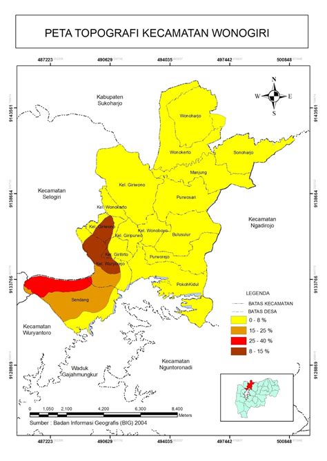 Gambaran Umum Wilayah Studi Kecamatan Wonogiri Studio SYSTEMATIC