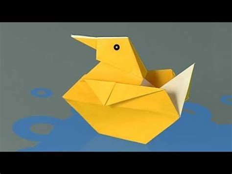 Como Fazer Um Pato De Papel Origami Youtube