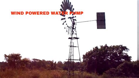 Wind Powered Water Pump In Indiawind Mill Water Pumppumping Water Without Electricity Youtube