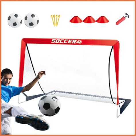 Foldable Soccer Goals Indoor Football Net Mini Soccer Nets Portable