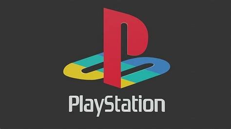 Playstation Retro Logo 02 Low Poly 3D Model