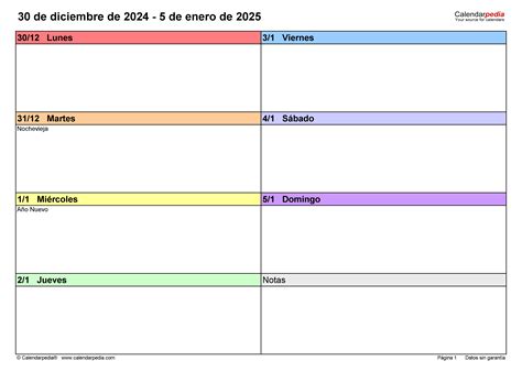 Calendario 2025 Por Semanas Excel A Comprehensive Guide Calendar 2025 Canada Printable