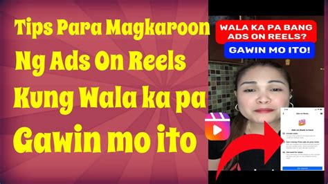 Paano Magkaroon Ng Ads On Reels Youtube