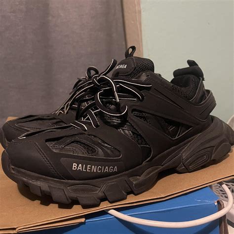 Balenciaga track black . Bought from another depop... - Depop