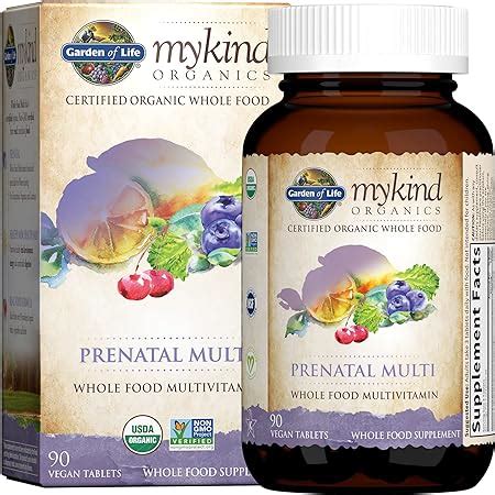 Amazon Garden Of Life Prenatal Vitamins Mykind Organics Prenatal