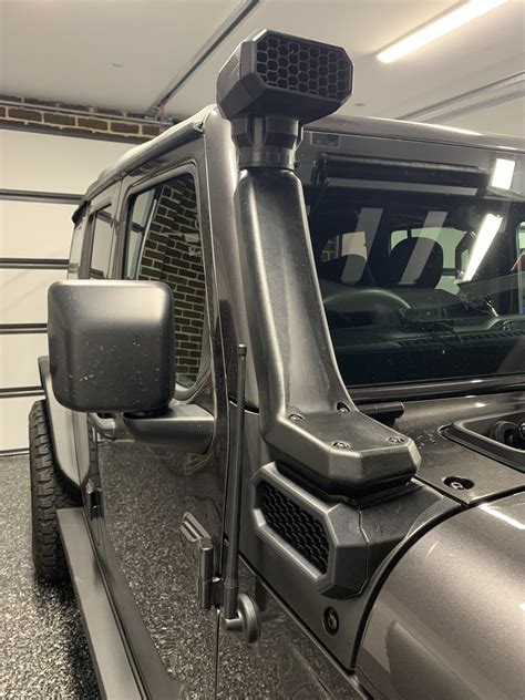 Rugged Ridge AmFib Snorkel System For 18 23 Jeep Wrangler JL