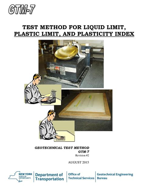 Gtm 7b Atterberg Limit Lab Report Test Method For Liquid Limit