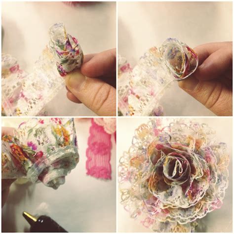 Ashley Thunder Events Pretty Diy Lace Flowers