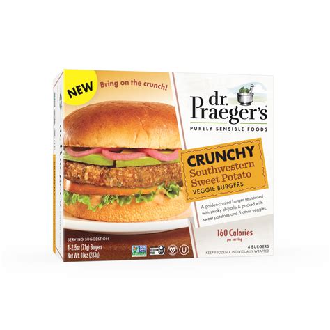 Dr Praeger S New Crunchy Veggie Burgers Available At US Retailers