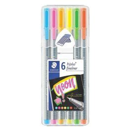 Staedtler Triplus Fineliner Pens Neon Colors Set Of Jerry S Artarama