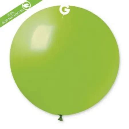 BALÃO DE LÁTEX VERDE CLARO STANDARD 31 POLEGADAS PC 5 UNIDADES GEMAR