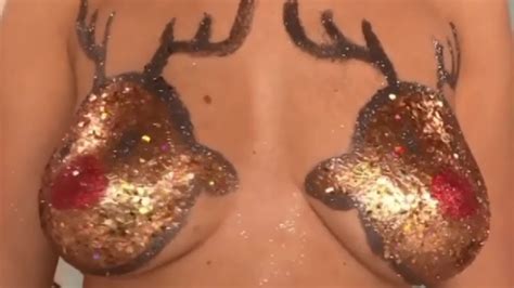 Glitter Boob Trend Returns For Christmas News Au Australias