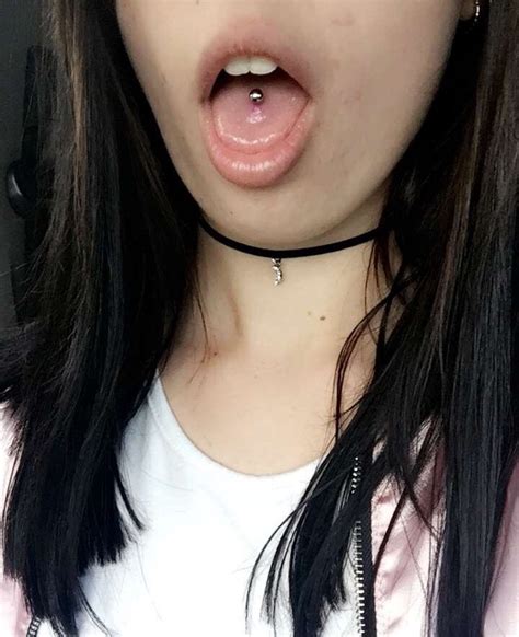 My Fresh Tongue Piercing By Caitlin At Flesh Impressions In Broadbeach Qld Australia Tongue