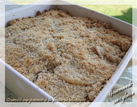 Crumble Aux Pommes à La Farine De Châtaigne Farine De Chataigne