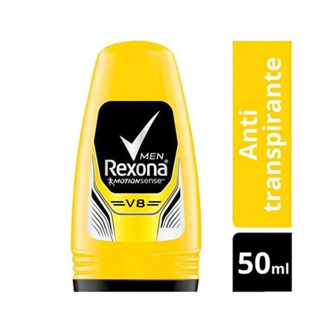 Desodorante Masculino Rexona Motionsense V8 Roll On 50mL P78923454