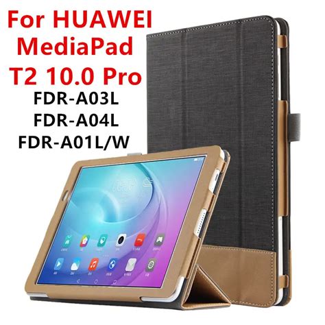 Case For Huawei Mediapad T Pro Protective Smart Cover Faux