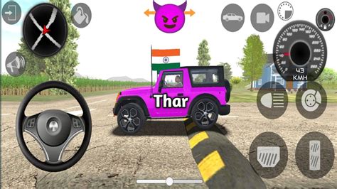 Dollar Song Modified Mahindra Pink Thar Indian Cars Simulator D