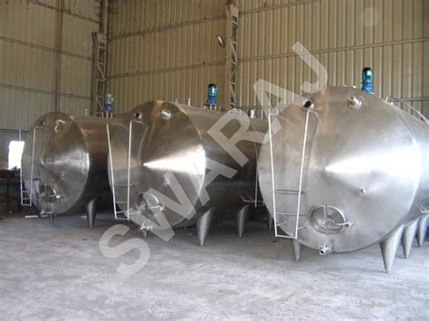 Ss Horizontal Milk Storage Tank At Best Price In Pune Swaraj Industries