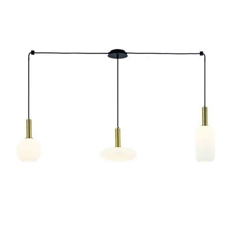 Suspension Zambelis Xe Design Noir Sabl Et Dor Mat Sans Source