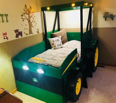 Twin Size Tractor Bed Plans Plans Only Create A Farm Themed Etsy Uk